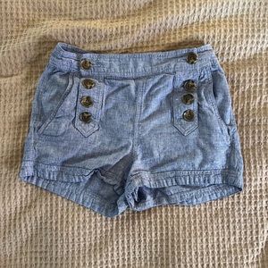 EXPRESS Button Sailor Shorts Size 2